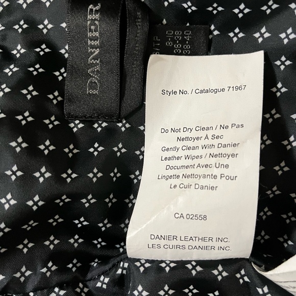 🔥Danier Genuine Lamb Leather Moto Jacket - Picture 9 of 11